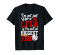 His Biggest Fan Baseball Lita Baseball T-Shirt - Graphic Print Unisex - T-Shirt, Sweatshirt, Hoodie
