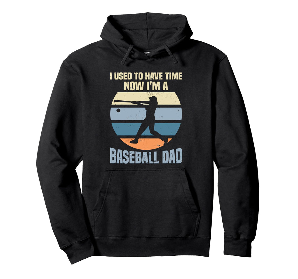 Fathers Day Baseball Dad Parent Hoodie - Graphic Print Men Women - T-Shirt, Sweatshirt, Hoodie