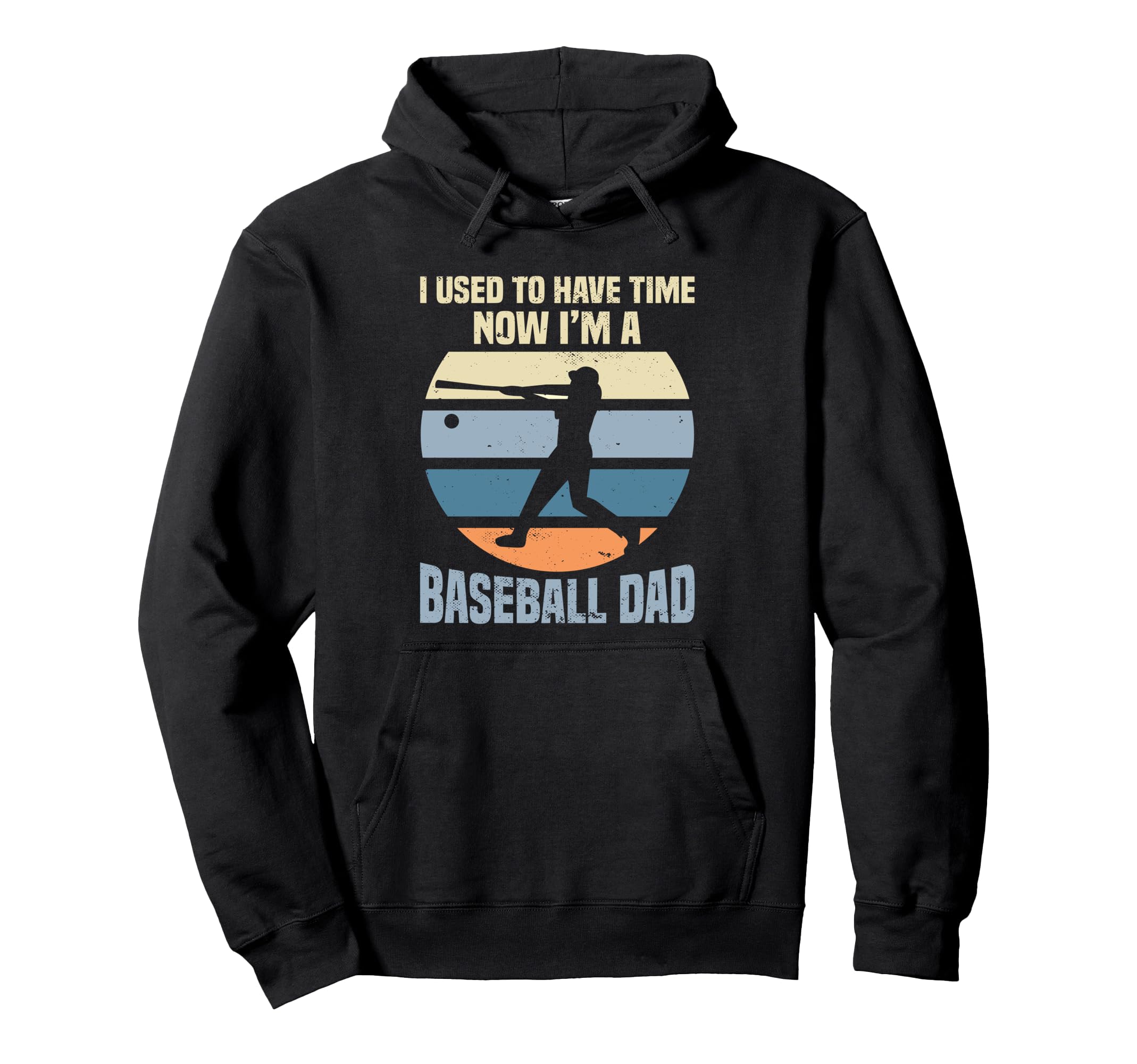 Fathers Day Baseball Dad Parent Hoodie - Graphic Print Men Women - T-Shirt, Sweatshirt, Hoodie
