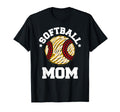 Softball Mom Distressed Funny Mom T-Shirt - Aesthetic Graphic for Adults - T-Shirt, Sweatshirt, Hoodie