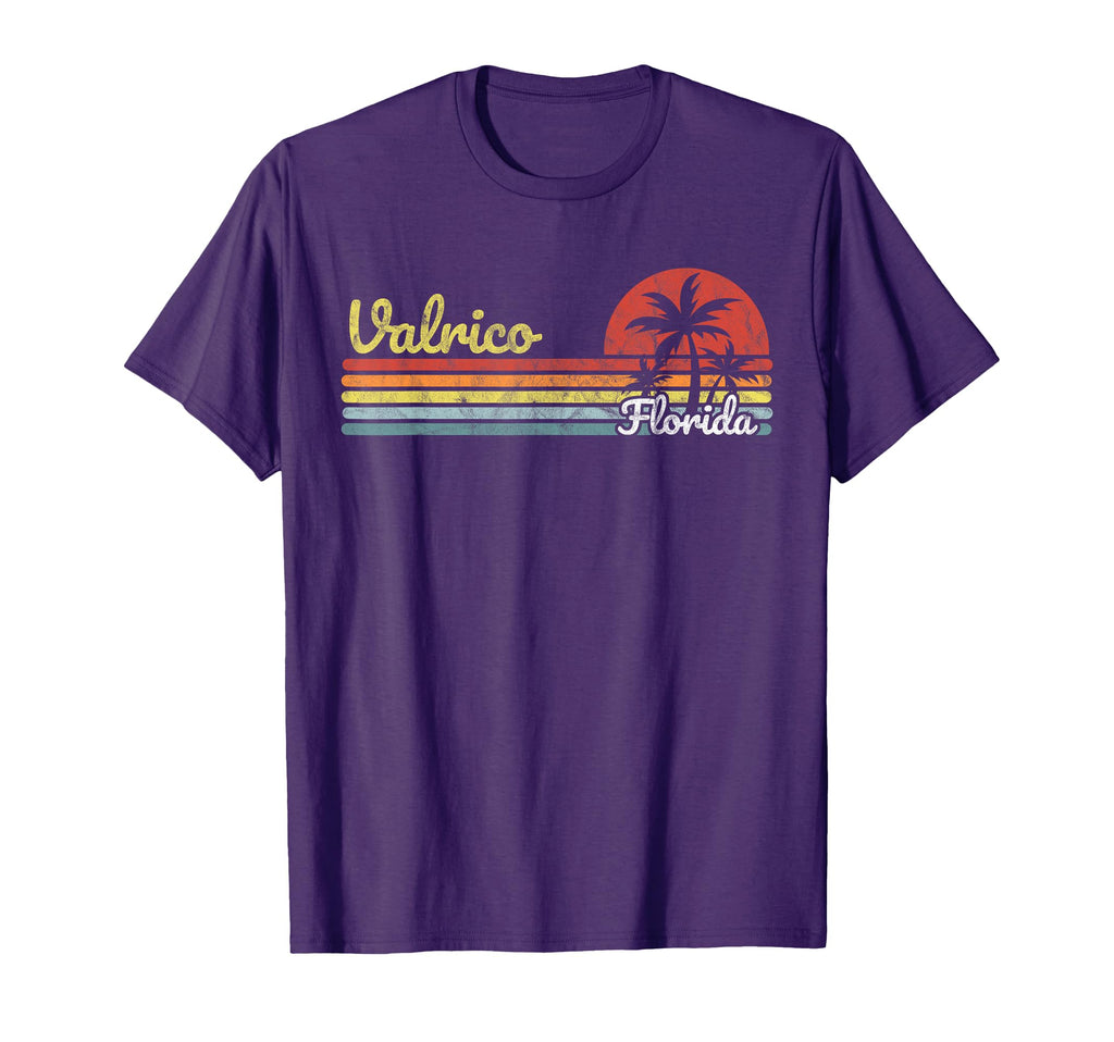 Valrico Fl Florida Stripes Lines T-Shirt - Fun Novelty Design Men Women - T-Shirt, Sweatshirt, Hoodie