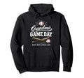 Grandma Baseball Game Day Hoodie - Aesthetic Graphic for Adults - T-Shirt, Sweatshirt, Hoodie