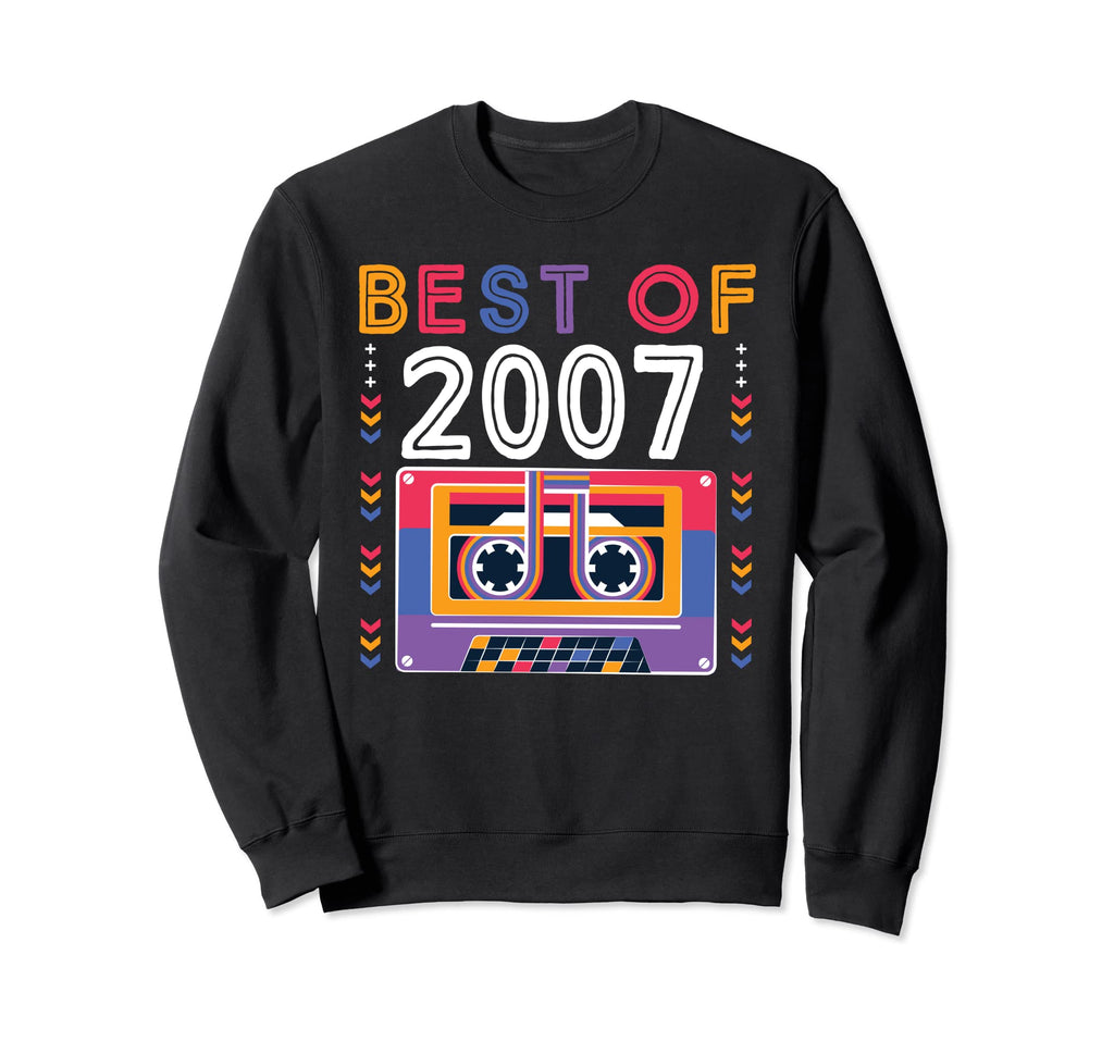 Best 2007 Cassette Tape 16 Years Sweatshirt - Aesthetic Graphic Men Women - T-Shirt, Sweatshirt, Hoodie