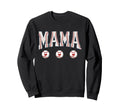 Coquette American Baseball Mom Mama Sweatshirt - Graphic Print Unisex - T-Shirt, Sweatshirt, Hoodie