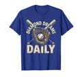 Diamond Dreams Daily Baseball Dad T-Shirt - Aesthetic Graphic for Adults - T-Shirt, Sweatshirt, Hoodie