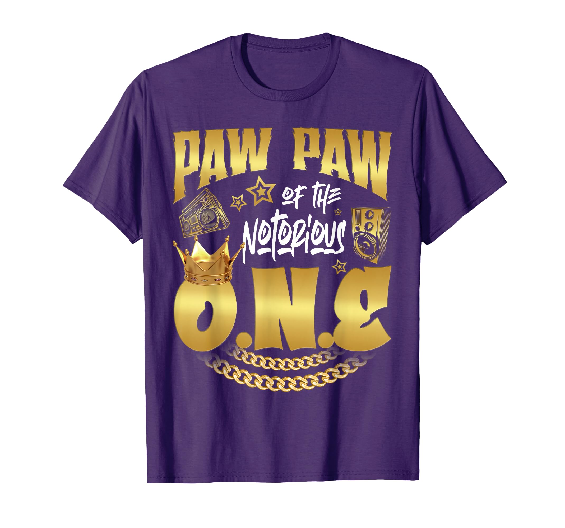 Paw Paw Notorious One Old School Hip T-Shirt - Minimalist Print for Adults - T-Shirt, Sweatshirt, Hoodie