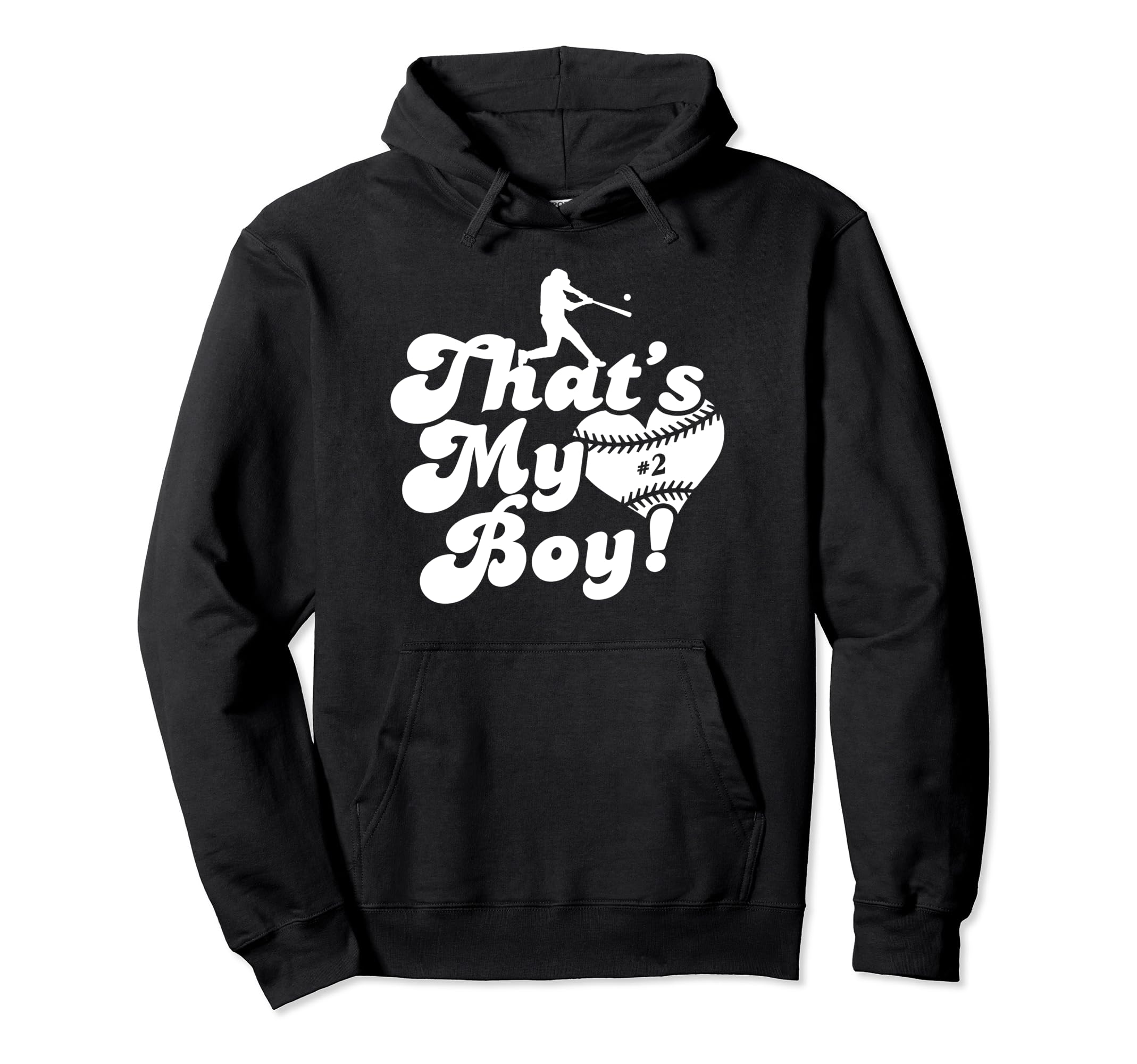Thats My 2 Baseball Mom Baseball Dad Hoodie - Trendy Graphic Men Women - T-Shirt, Sweatshirt, Hoodie