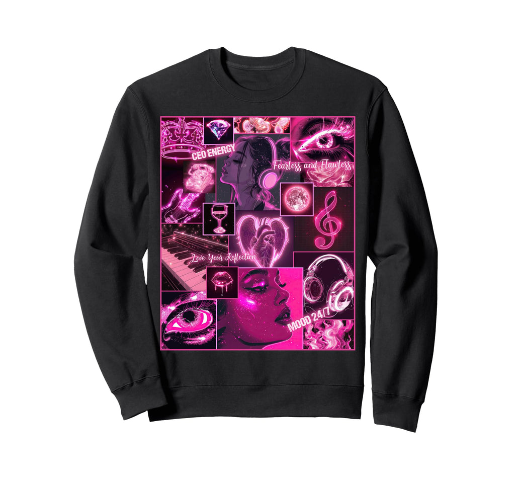Music Lover Gothic Chic Emo Aesthetic Sweatshirt - Novelty Apparel Unisex - T-Shirt, Sweatshirt, Hoodie