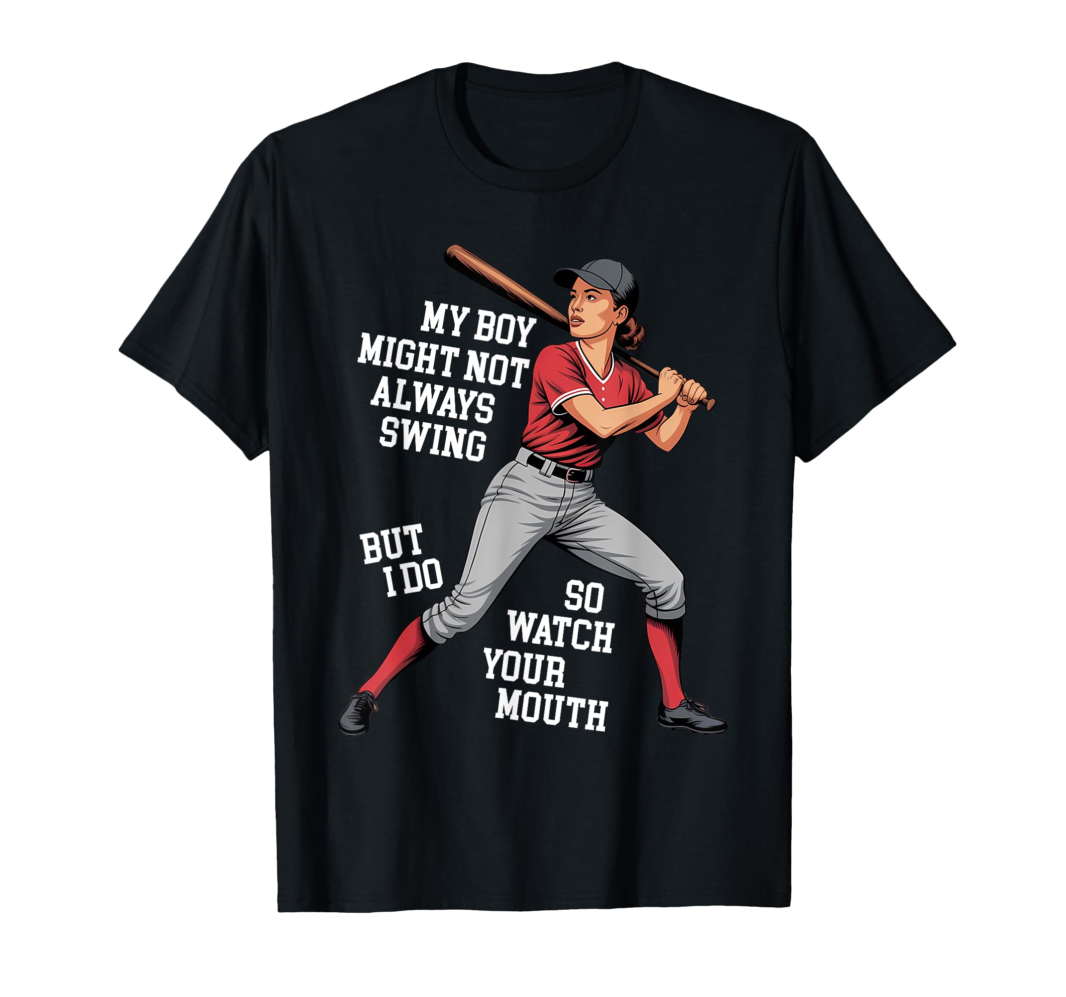 My Might Not Always Swing But I Do T-Shirt - Unique Graphic for Adults - T-Shirt, Sweatshirt, Hoodie