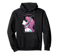 Aesthetic Vaporwave Crazy Waifu Anime Hoodie - Unique Graphic Unisex - T-Shirt, Sweatshirt, Hoodie
