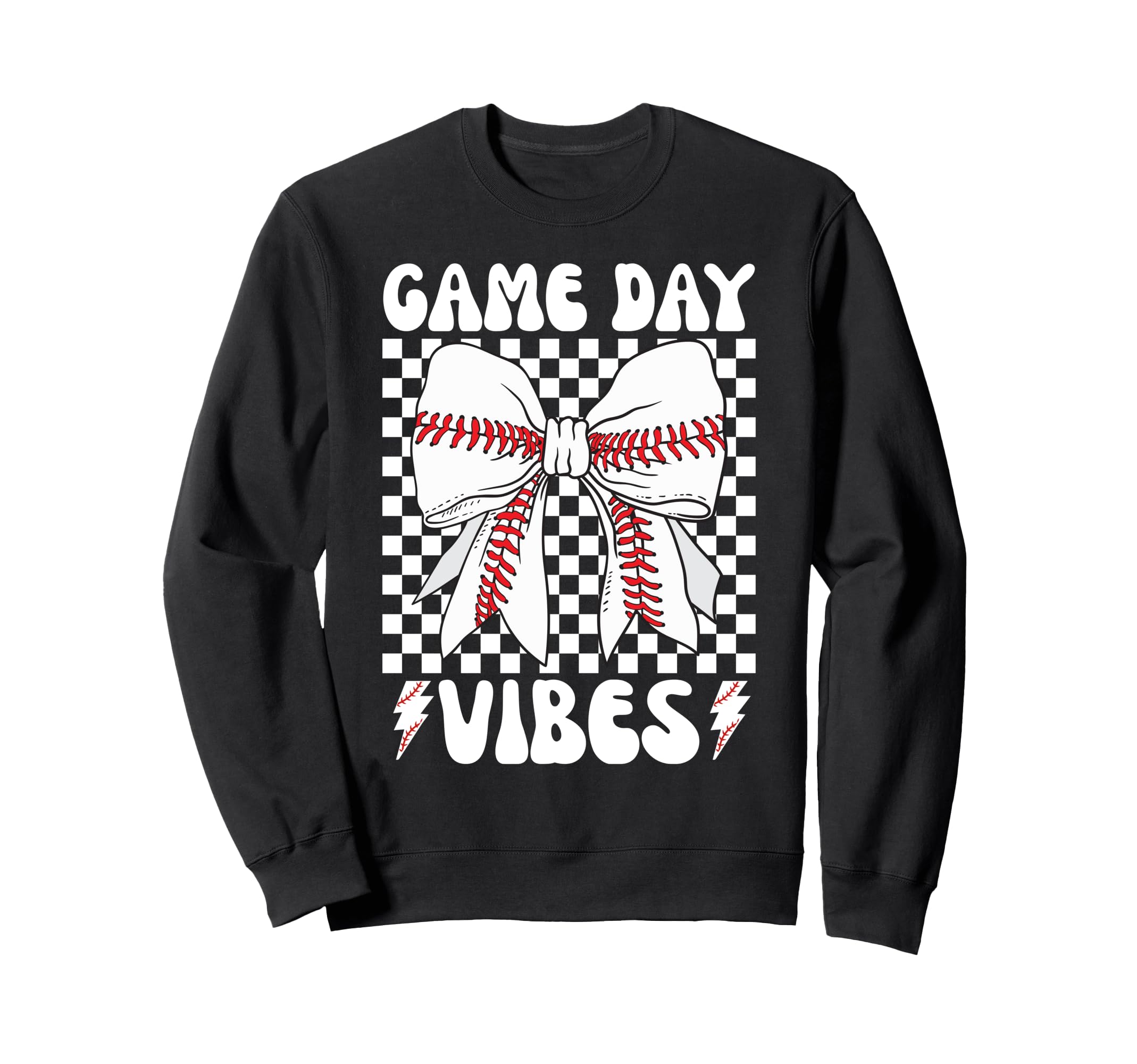 Game Day Vibes Coquette Bow Sweatshirt - Streetwear Style for Adults - T-Shirt, Sweatshirt, Hoodie