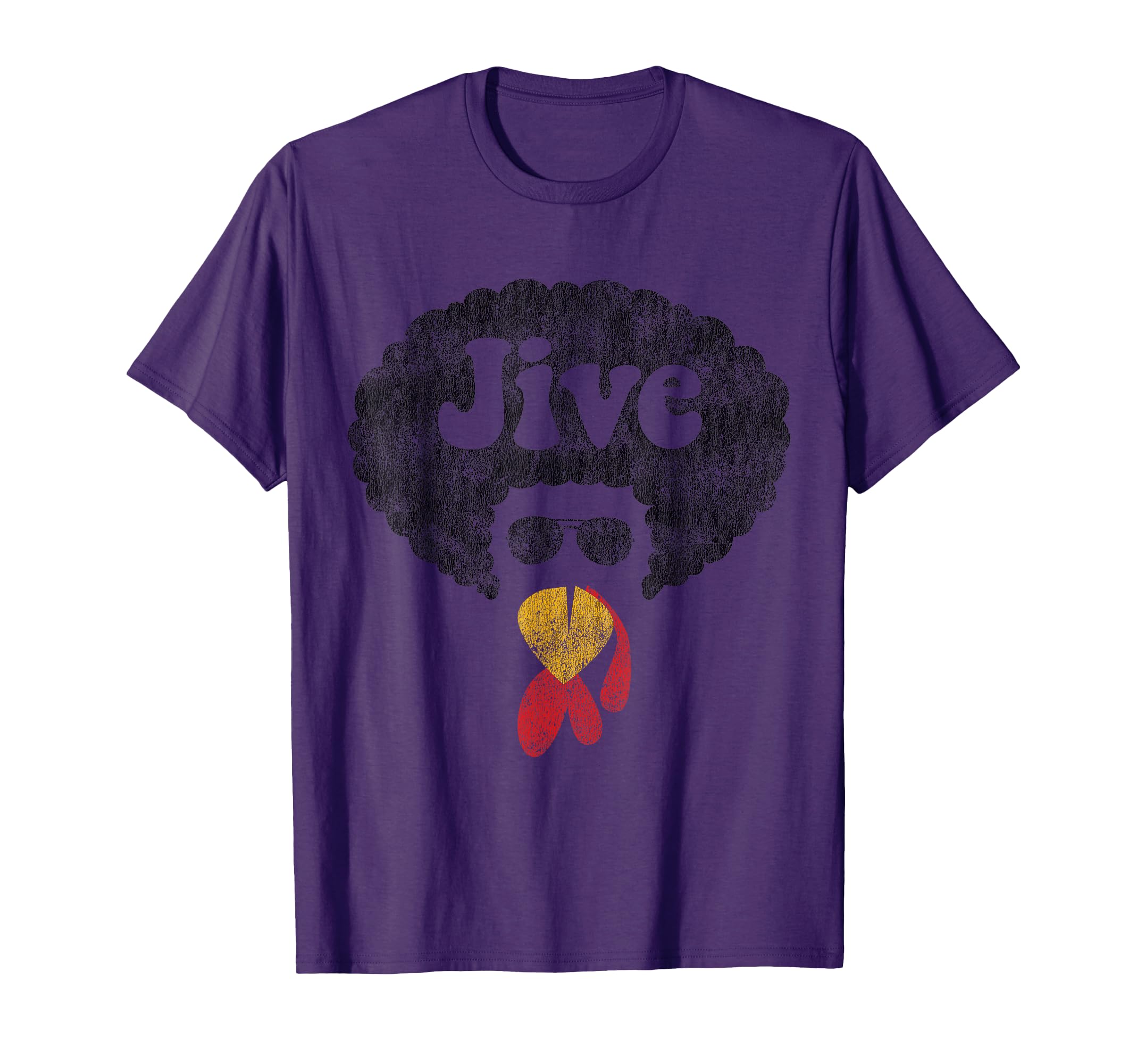Funny Thanksgiving Jive Gift Distressed T-Shirt - Minimalist Print Unisex - T-Shirt, Sweatshirt, Hoodie