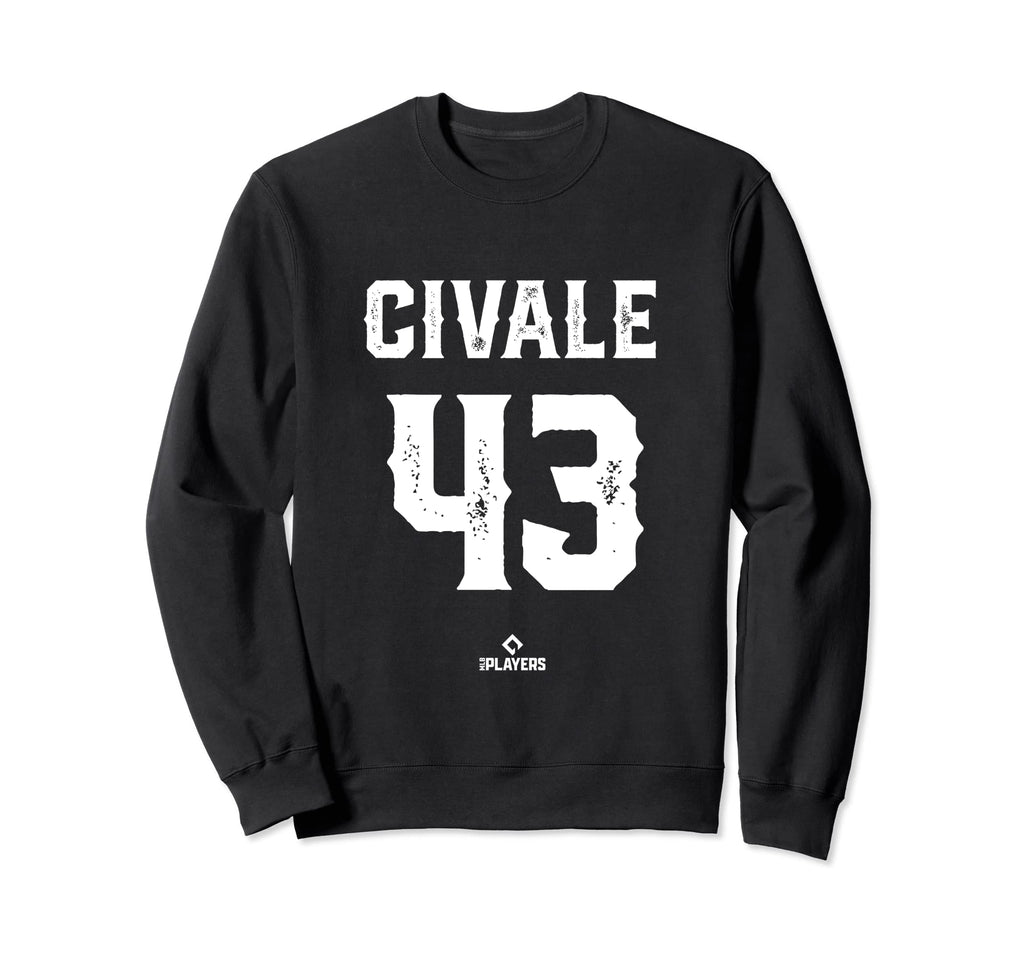 Aaron Civale 43 Mlbpa Cleveland Sweatshirt - Fun Novelty Design Men Women - T-Shirt, Sweatshirt, Hoodie