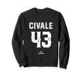 Aaron Civale 43 Mlbpa Cleveland Sweatshirt - Fun Novelty Design Men Women - T-Shirt, Sweatshirt, Hoodie