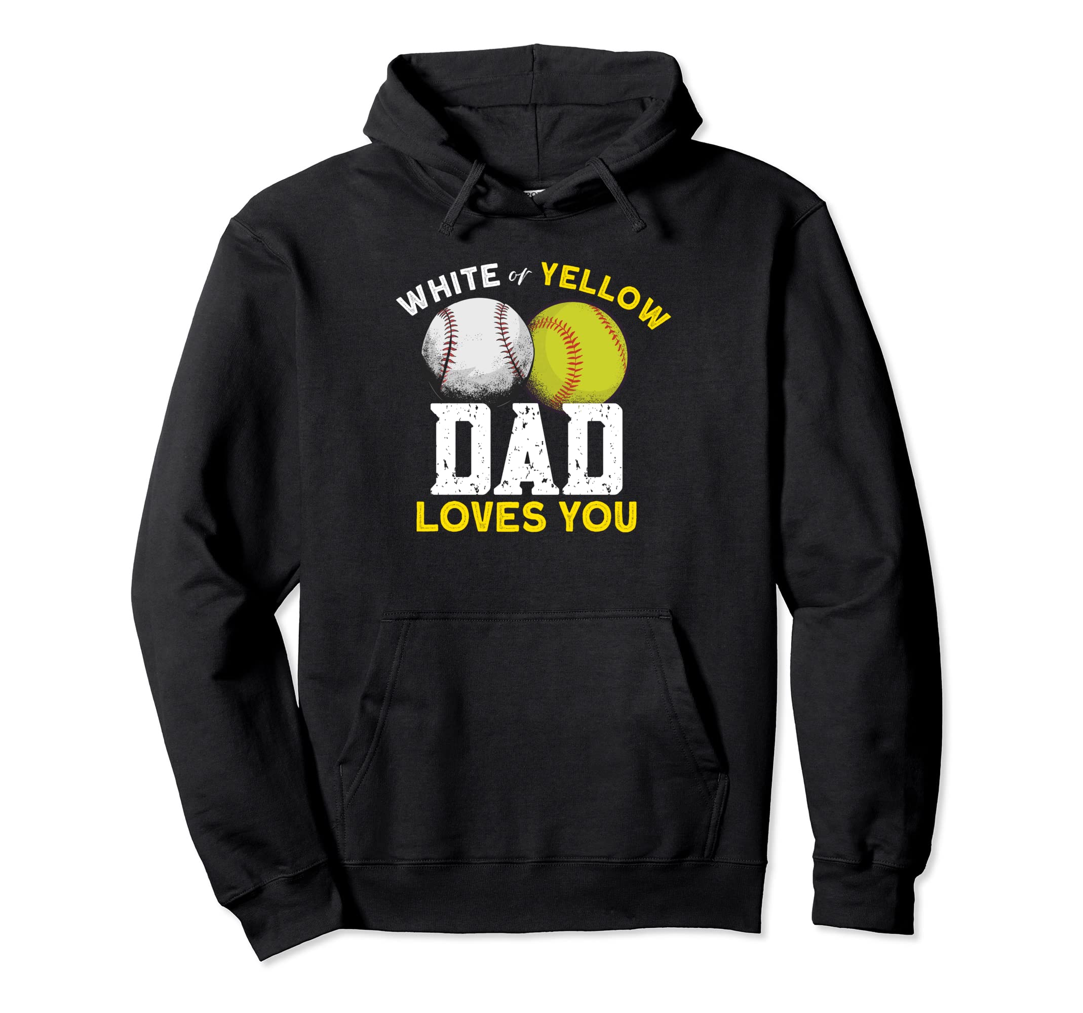Softball Baseball Dad Softball Hoodie - Casual Everyday Wear for Adults - T-Shirt, Sweatshirt, Hoodie