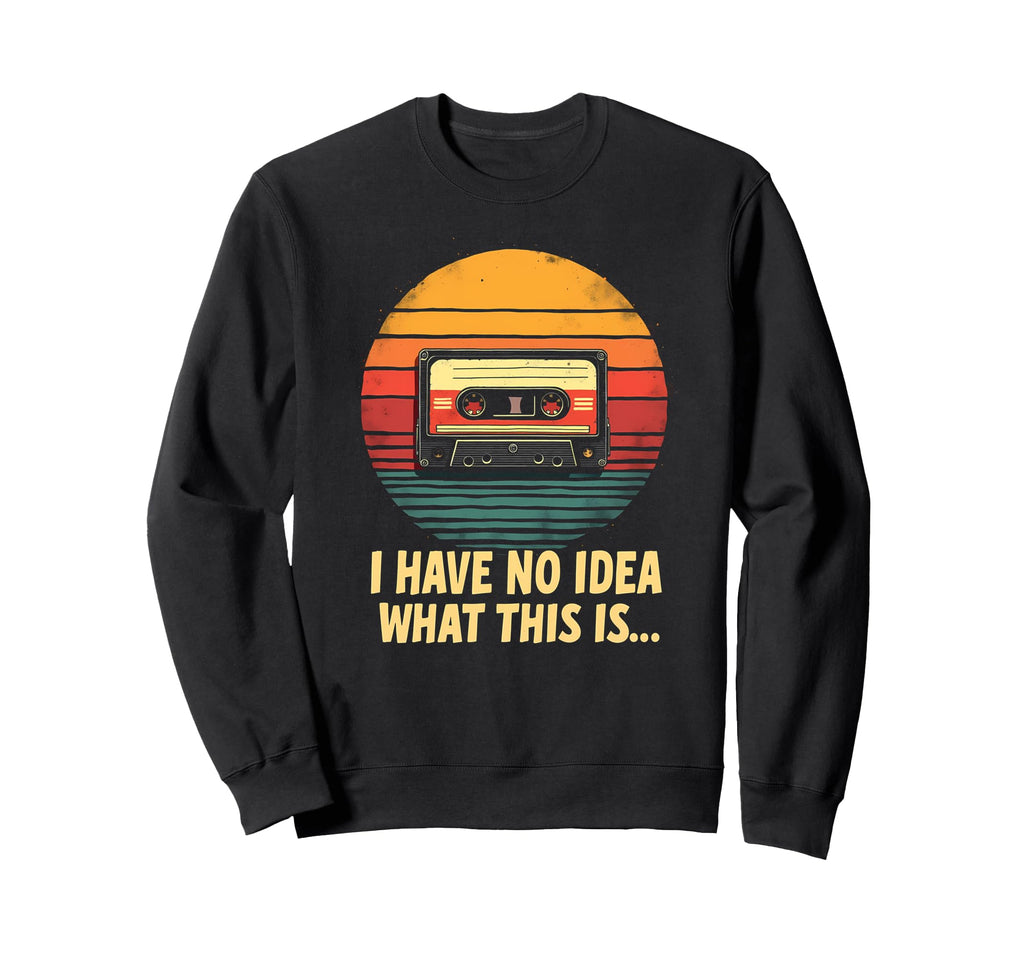 Cassette Tape Bewilderment Sweatshirt - Graphic Print for Adults - T-Shirt, Sweatshirt, Hoodie