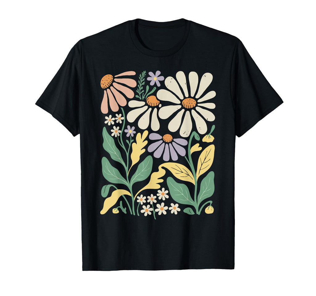 Wildflowers Flowers Pattern Summer T-Shirt - Streetwear Style for Adults - T-Shirt, Sweatshirt, Hoodie