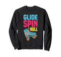 Roller Skating Roller Skates Sweatshirt - Custom Art Print Unisex - T-Shirt, Sweatshirt, Hoodie