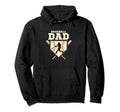 Baseball Dad Sport Fan Father Hoodie - Custom Art Print for Adults - T-Shirt, Sweatshirt, Hoodie