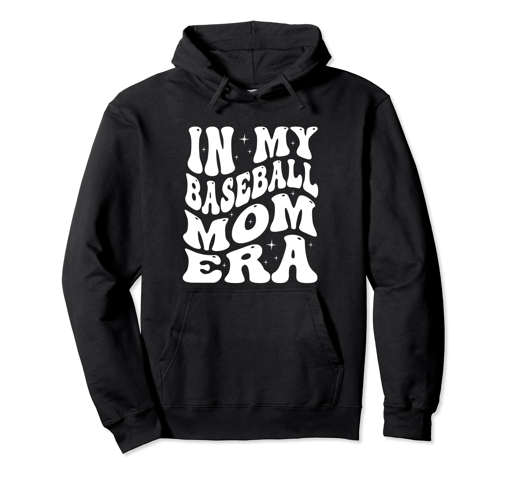 My Mom Era Funny Casual Baseball Mama Hoodie - Novelty Apparel for Adults - T-Shirt, Sweatshirt, Hoodie