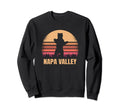 Napa Valley Ca Bear Distressed Sweatshirt - Casual Everyday Wear Unisex - T-Shirt, Sweatshirt, Hoodie