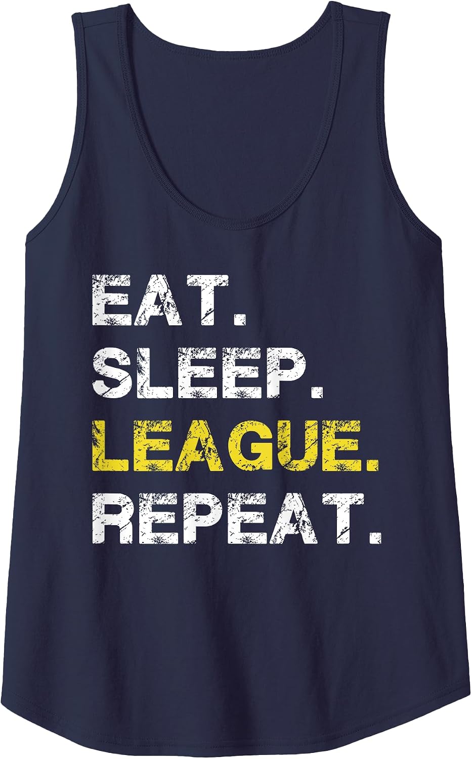 Eat Sleep League Repeat Apparel - Adult & Kids T-Shirts, Sweatshirts & Hoodies apparel design preview 1