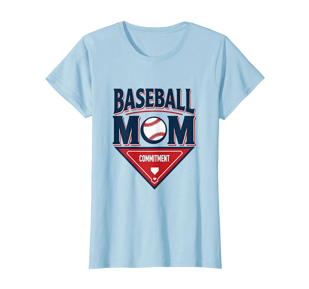 Baseball Mom Commitment T-Shirt - Fun Novelty Design for Adults - T-Shirt, Sweatshirt, Hoodie