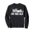 Im This Old Cassette Tape Floppy Sweatshirt - Minimalist Print for Adults - T-Shirt, Sweatshirt, Hoodie