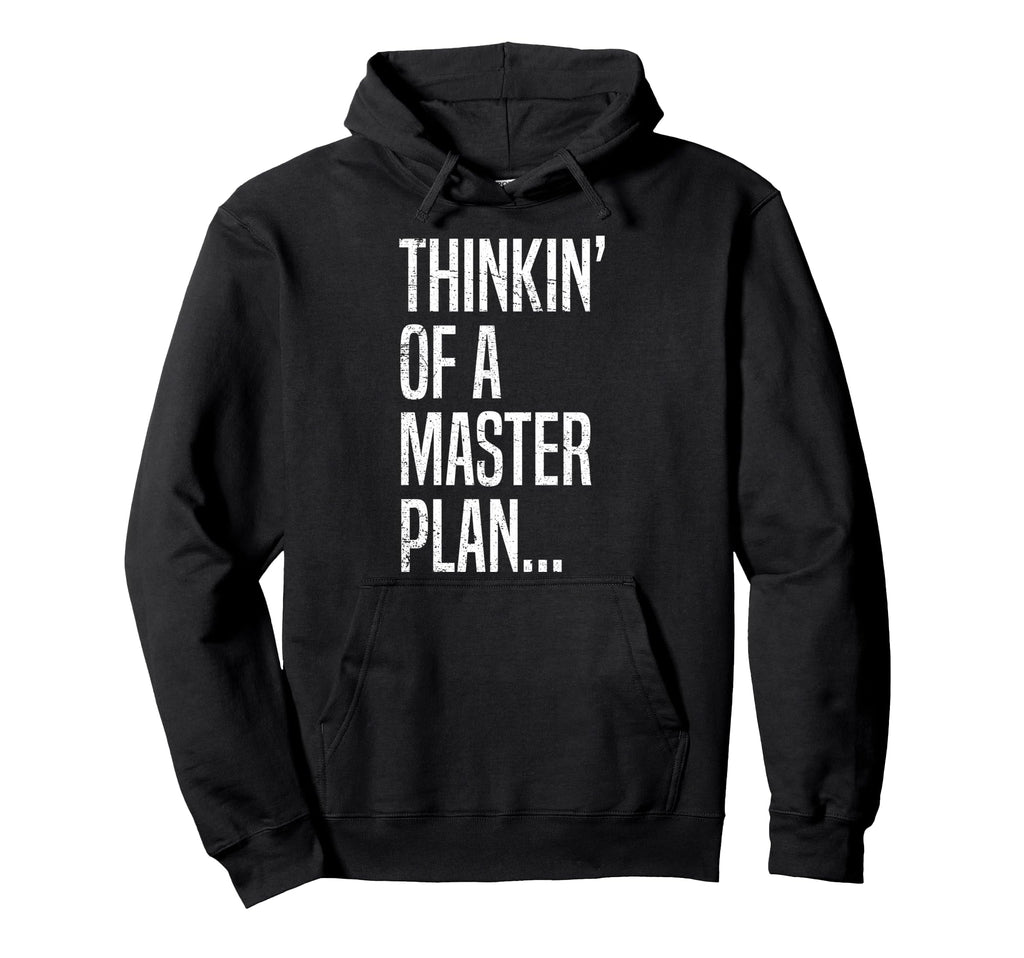 Oldschool Hip Hop Thinking Master Plan Hoodie - Custom Art Print Men Women - T-Shirt, Sweatshirt, Hoodie