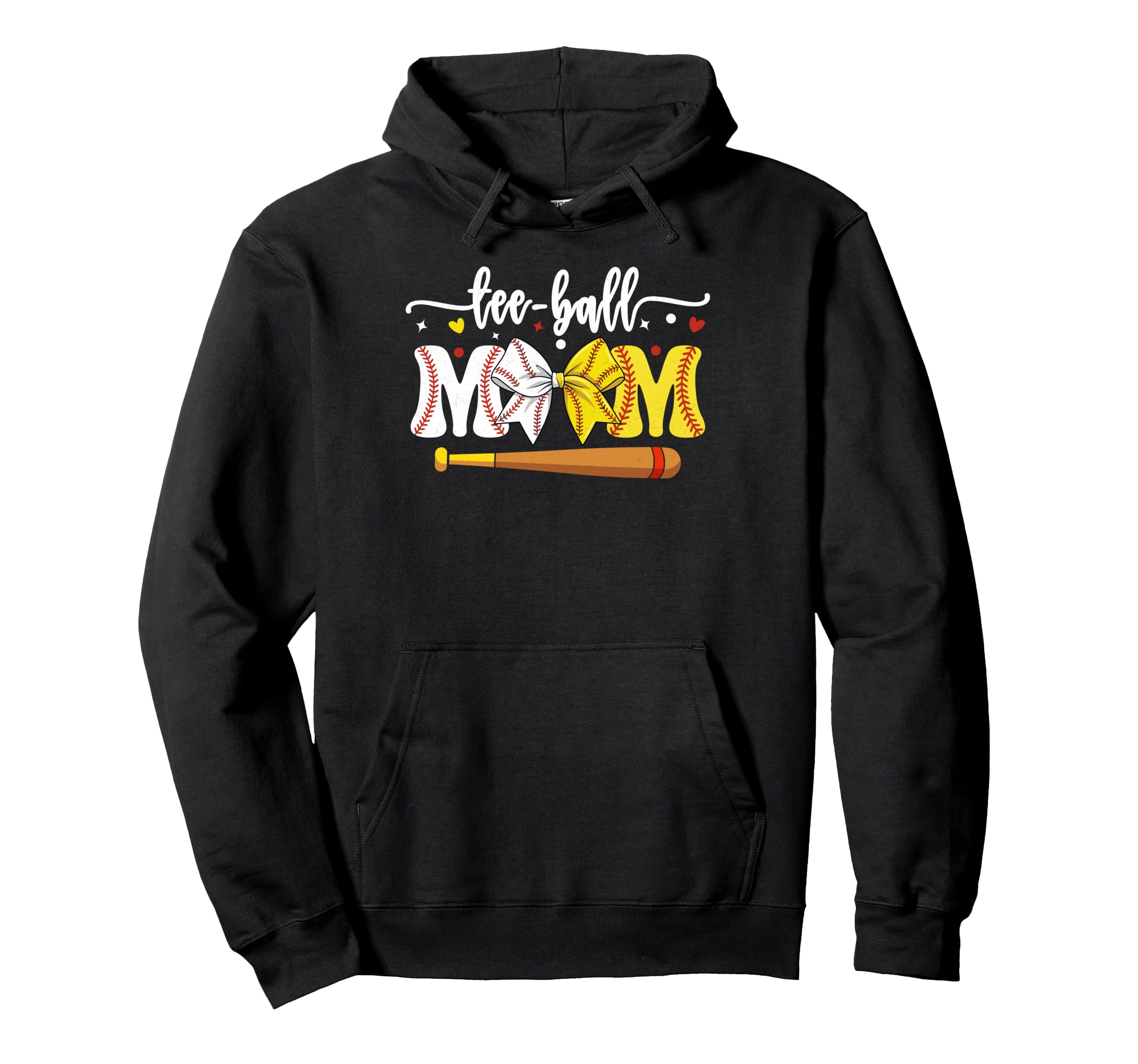Groovy Ball Mom Both Mom Baseball Hoodie - Aesthetic Graphic Men Women - T-Shirt, Sweatshirt, Hoodie