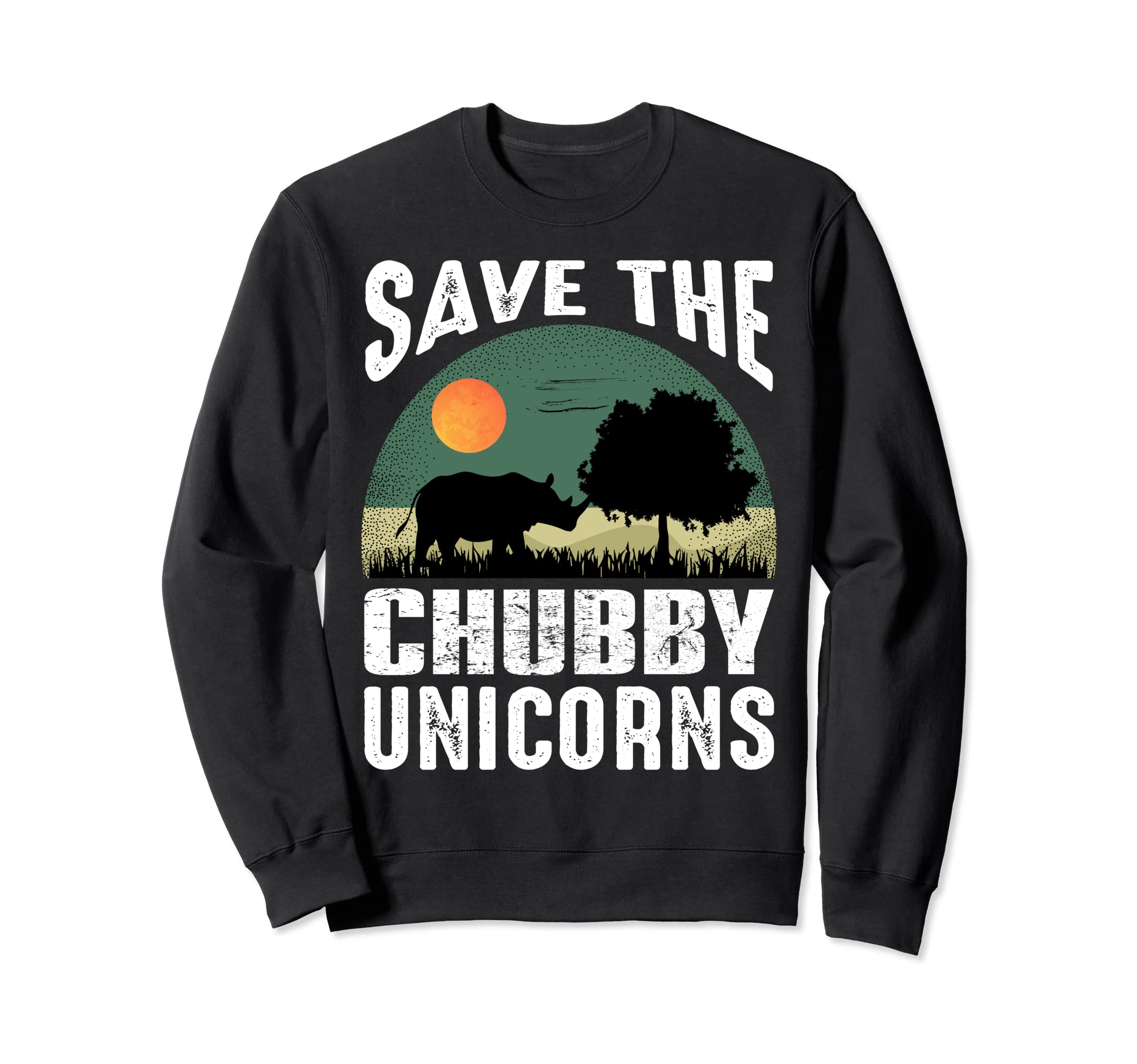 Funny Save Chubby Unicorns Colors Sweatshirt - Graphic Print Men Women - T-Shirt, Sweatshirt, Hoodie