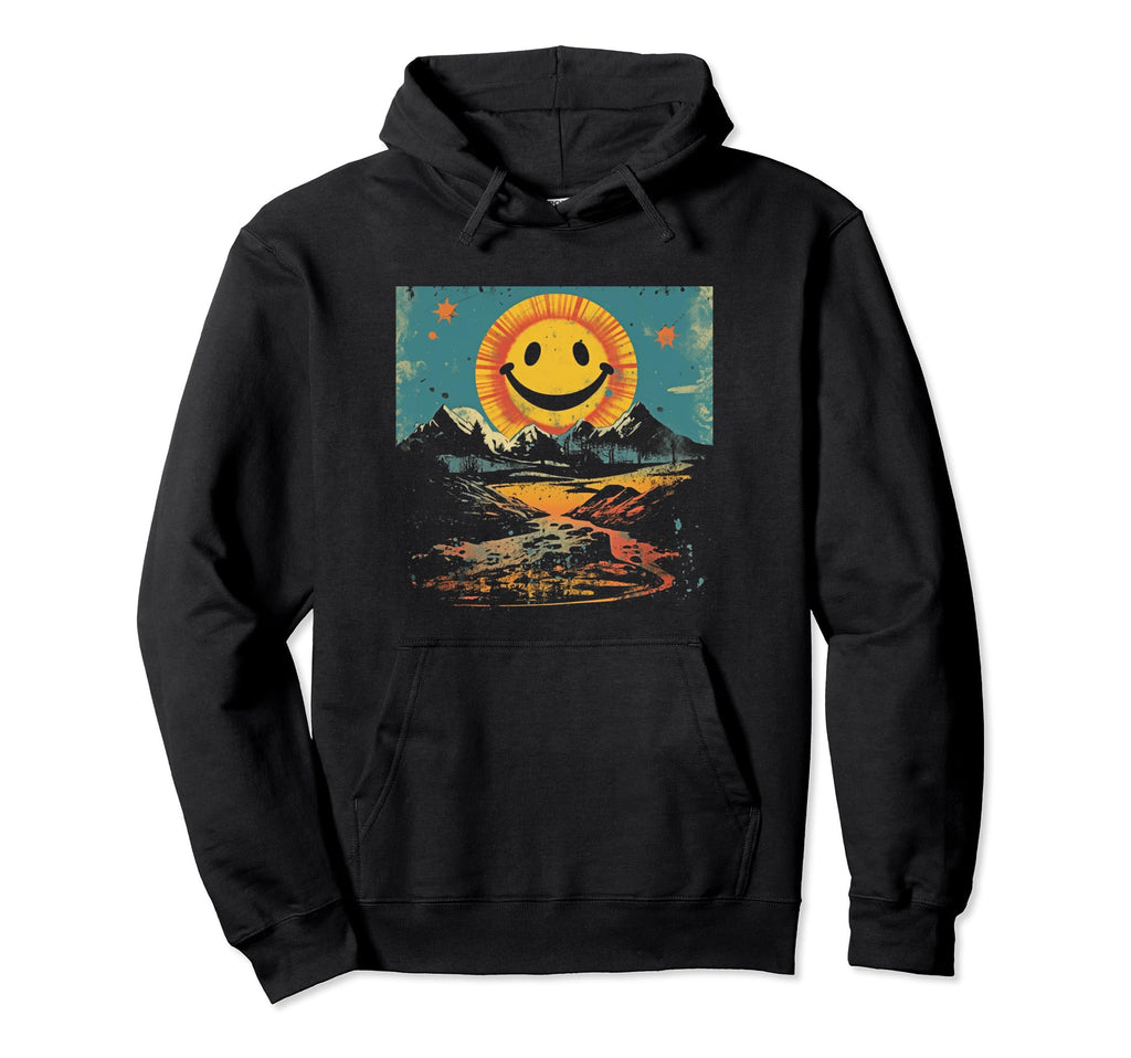 Sun Boho Groovy Sunshine Grunge 3 Hoodie - Custom Art Print Men Women - T-Shirt, Sweatshirt, Hoodie