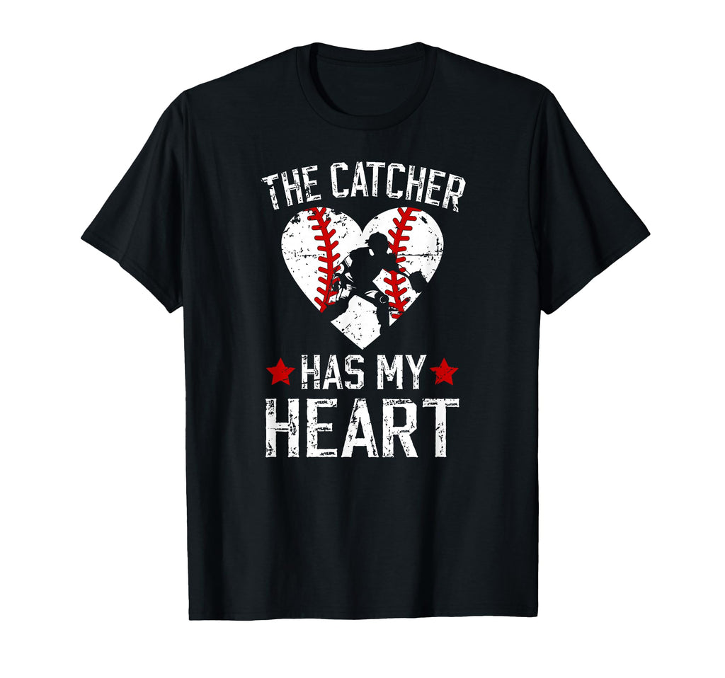 Proud Baseball Catcher Mom Baseball T-Shirt - Minimalist Print for Adults - T-Shirt, Sweatshirt, Hoodie