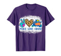 Peace Love Cruise Trip 2023 Trip Cruising T-Shirt - Trendy Graphic Unisex - T-Shirt, Sweatshirt, Hoodie
