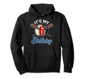 Its My 6 Birthday Baseball Player Family Hoodie - Unique Graphic Unisex - T-Shirt, Sweatshirt, Hoodie