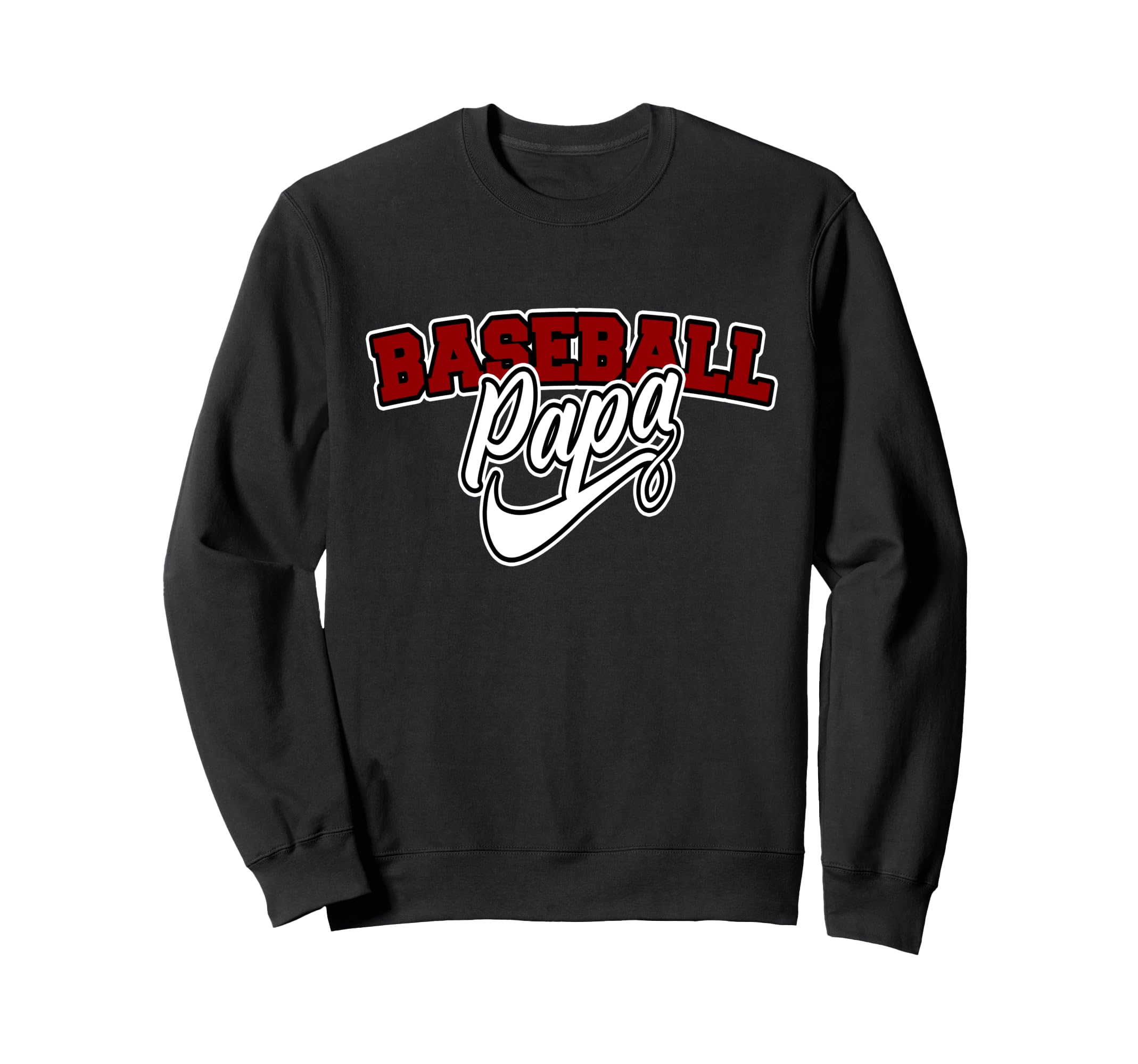 Baseball Papa Grandpa Sweatshirt - Aesthetic Graphic for Adults - T-Shirt, Sweatshirt, Hoodie