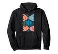 Fisher Aesthetic Fish Coral Boho Hoodie - Aesthetic Graphic for Adults - T-Shirt, Sweatshirt, Hoodie
