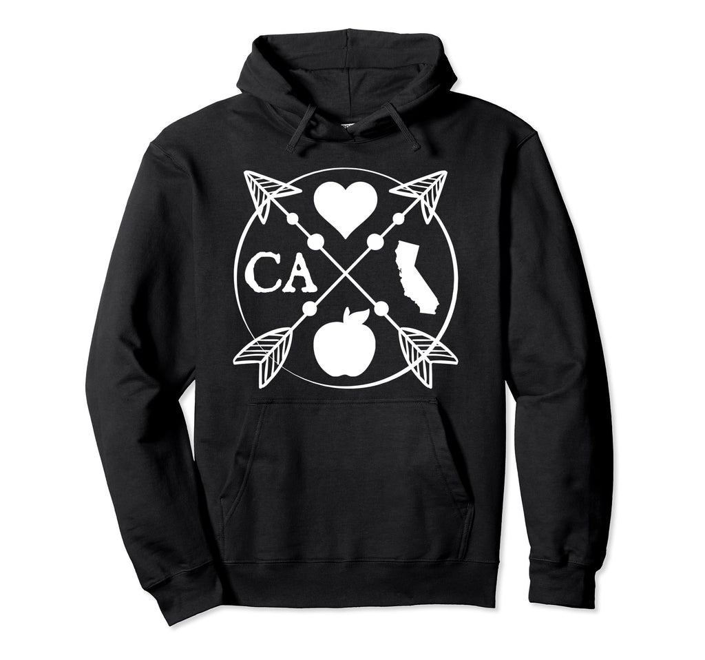 California Arrow Home State Teacher Hoodie - Minimalist Print Men Women - T-Shirt, Sweatshirt, Hoodie