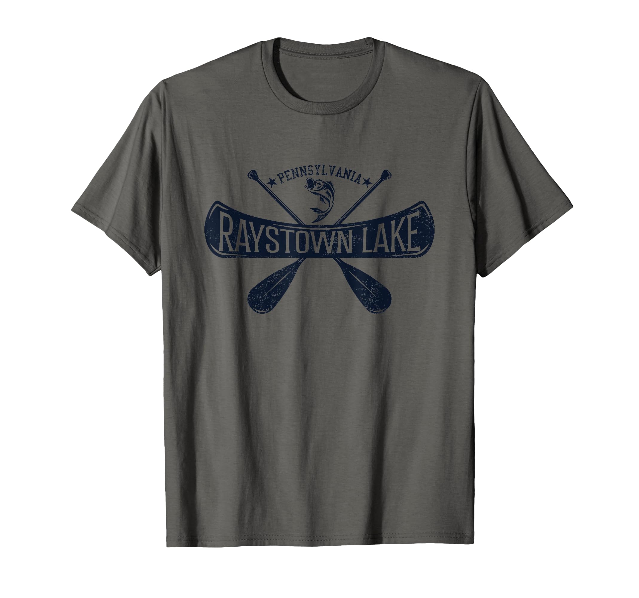 Raystown Lake Pennsylvania Distressed T-Shirt - Custom Art Print for Adults - T-Shirt, Sweatshirt, Hoodie