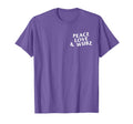 Peace Love And Wubz Funny Techno House T-Shirt - Unique Graphic Unisex - T-Shirt, Sweatshirt, Hoodie