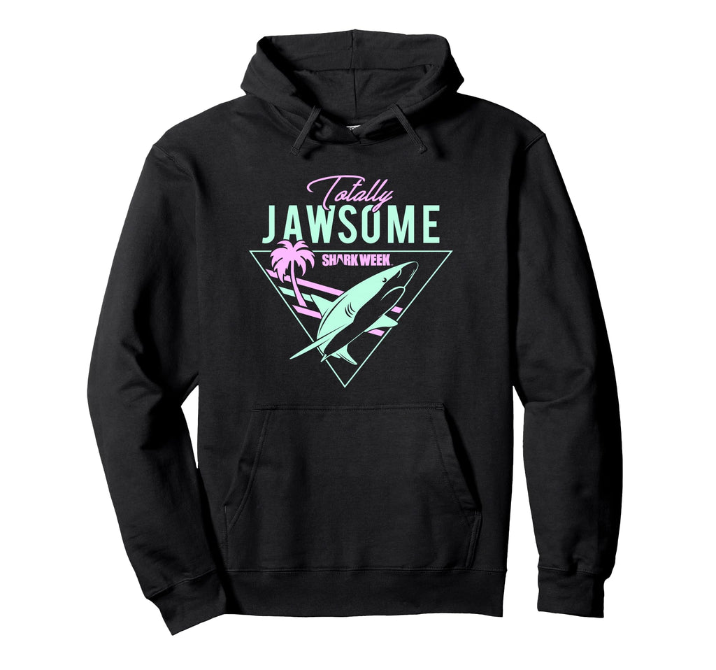 Shark Week Totally Jawsome Neon Hoodie - Aesthetic Graphic Men Women - T-Shirt, Sweatshirt, Hoodie