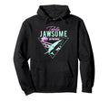 Shark Week Totally Jawsome Neon Hoodie - Aesthetic Graphic Men Women - T-Shirt, Sweatshirt, Hoodie