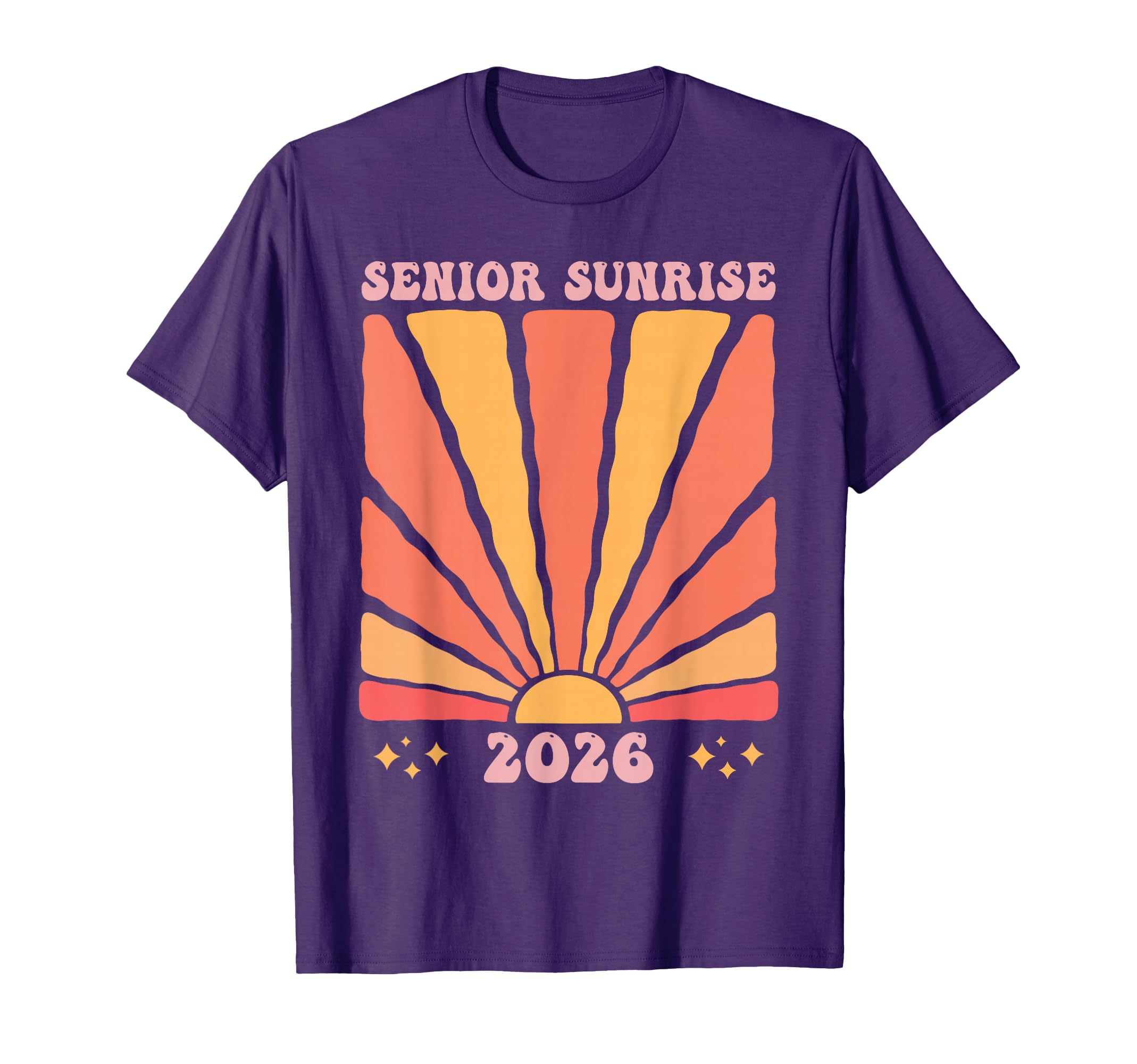 Senior Sunrise 2026 Boho Colorful T-Shirt - Fun Novelty Design for Adults - T-Shirt, Sweatshirt, Hoodie