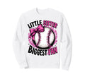 Little Sister Biggest Fan Sweatshirt - Aesthetic Graphic Men Women - T-Shirt, Sweatshirt, Hoodie