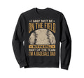 Baseball Dad Funny Baseball Father Sweatshirt - Custom Art Print for Adults - T-Shirt, Sweatshirt, Hoodie