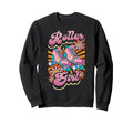 Roller Skating Skate 1970S Roller Sweatshirt - Unique Graphic Unisex - T-Shirt, Sweatshirt, Hoodie