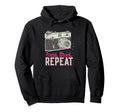 Focus Shoot Repeat Photography Hoodie - Custom Art Print Men Women - T-Shirt, Sweatshirt, Hoodie