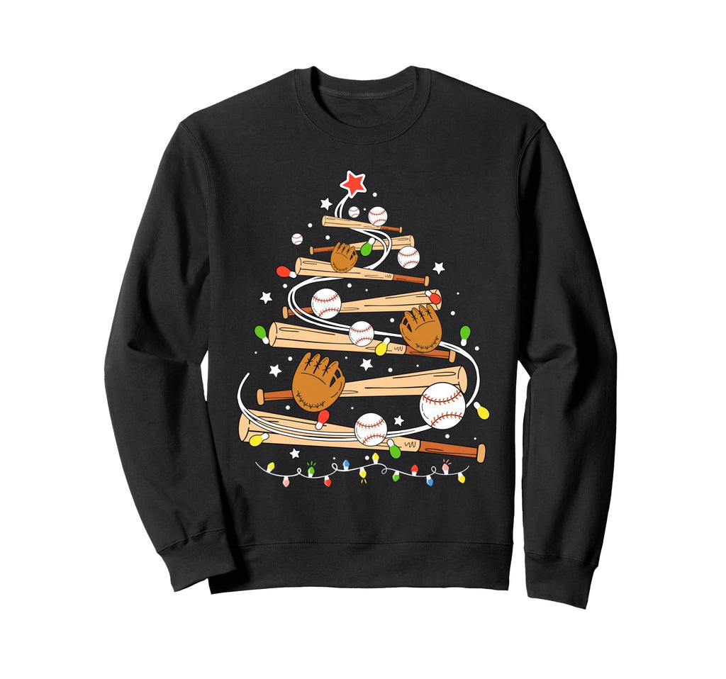 Baseball Tree And Sweatshirt - Minimalist Print for Adults - T-Shirt, Sweatshirt, Hoodie