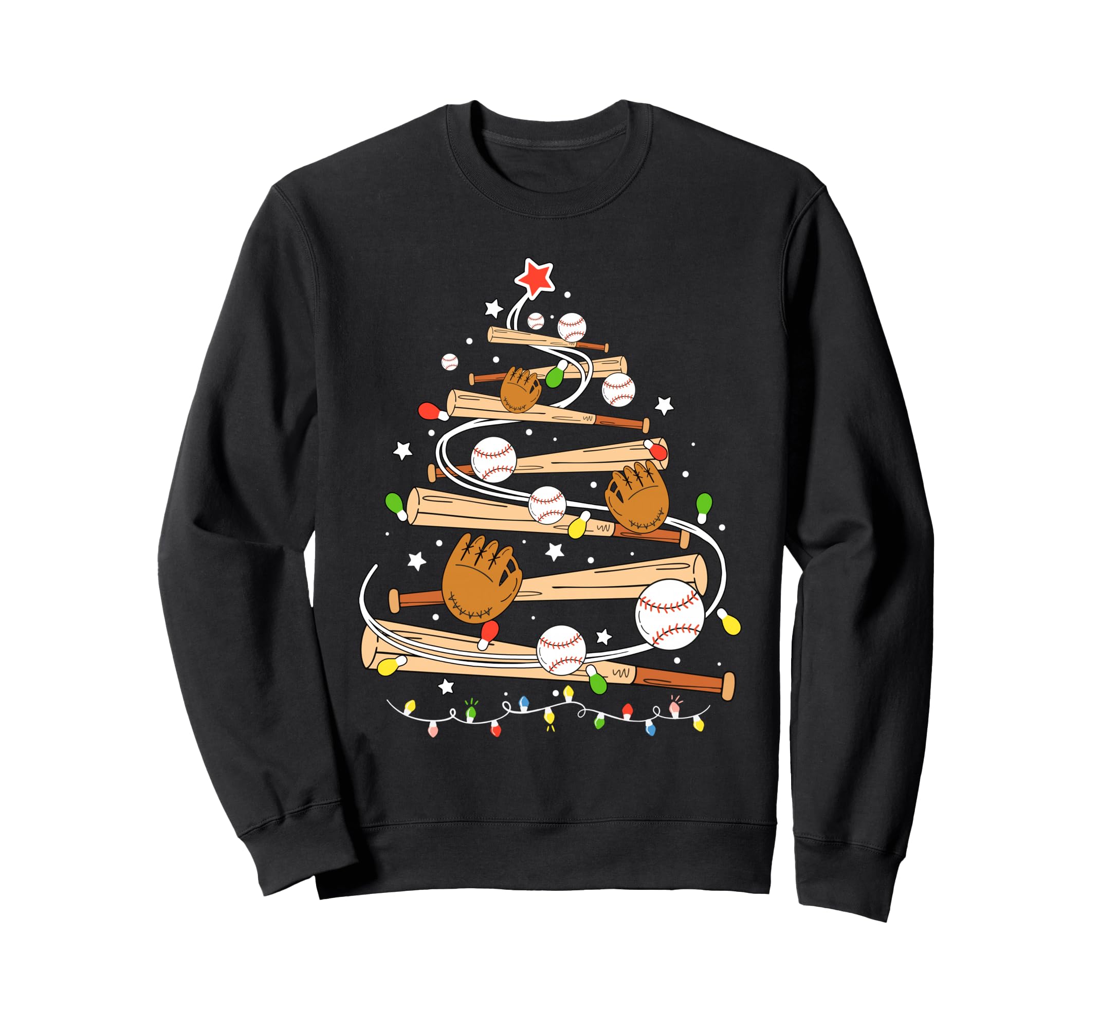 Baseball Tree And Sweatshirt - Minimalist Print for Adults - T-Shirt, Sweatshirt, Hoodie