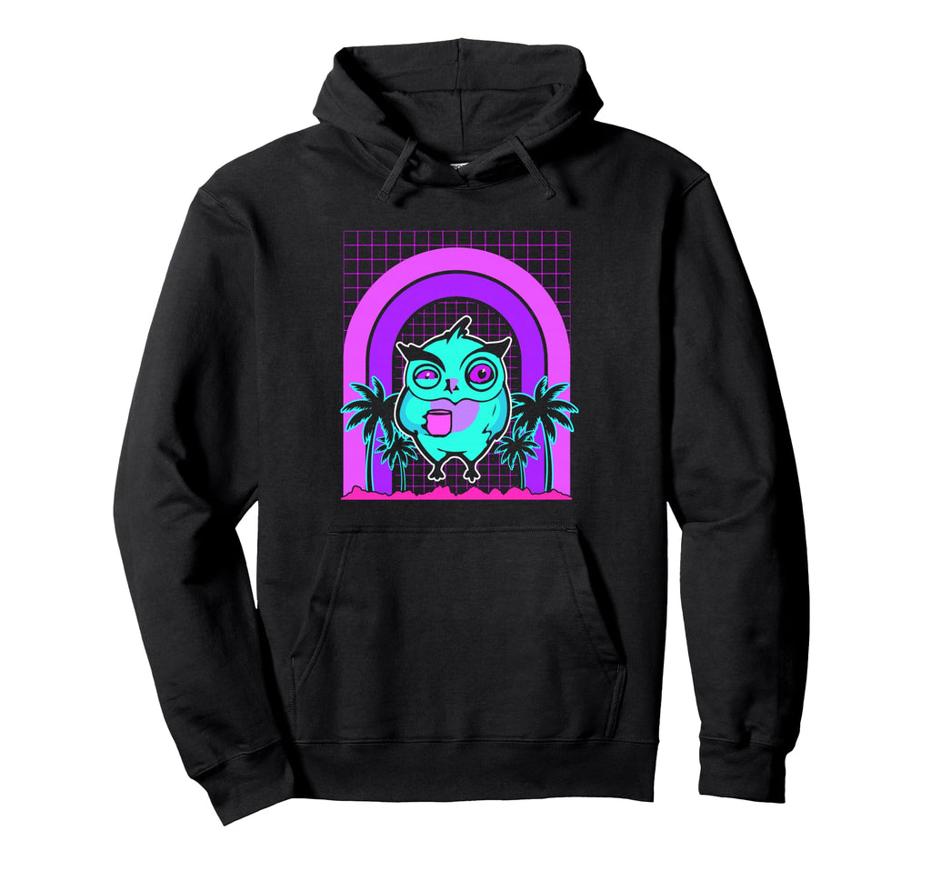 Aesthetic Vaporwave Outfits Coffee Hoodie - Custom Art Print for Adults - T-Shirt, Sweatshirt, Hoodie